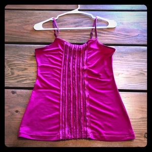 Limited ruffled tank, Sz xs